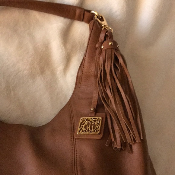 CHI Carlos Falchi Brown Leather handbag - Picture 4 of 8